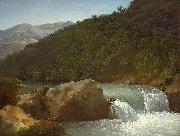 View of the Cascade of the Gorge near Allevard Jean-Joseph-Xavier Bidauld